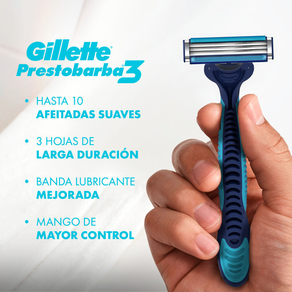 M&aacute;quina-Afeitar-Gillette-Paquete-X-1-Sobre-X-2-Cool-Ice-imagen-2