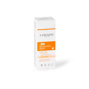 Bloqueador-Solar-Facial-Loraine-Cosmetics-Spf-50-+-Uva-+-Uvb-Con-Color-Frasco-por-50Ml-imagen
