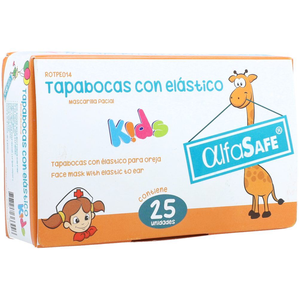 Tapabocas Pediátrico Sobre X 1 Unidad Alfa Safe