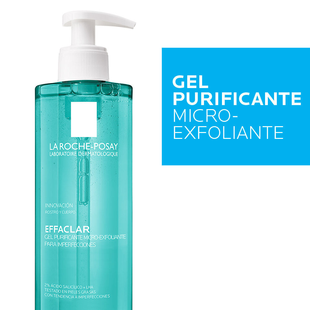 Effaclar-Gel-Purificante-La-Roche-Posay-Micro-Exfoliante-Frasco-X-400Ml-imagen-2