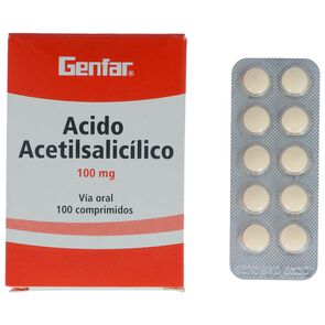 Ácido-Acetilsalicilico-100Mg-Tabletas-Blíster-X-10-imagen