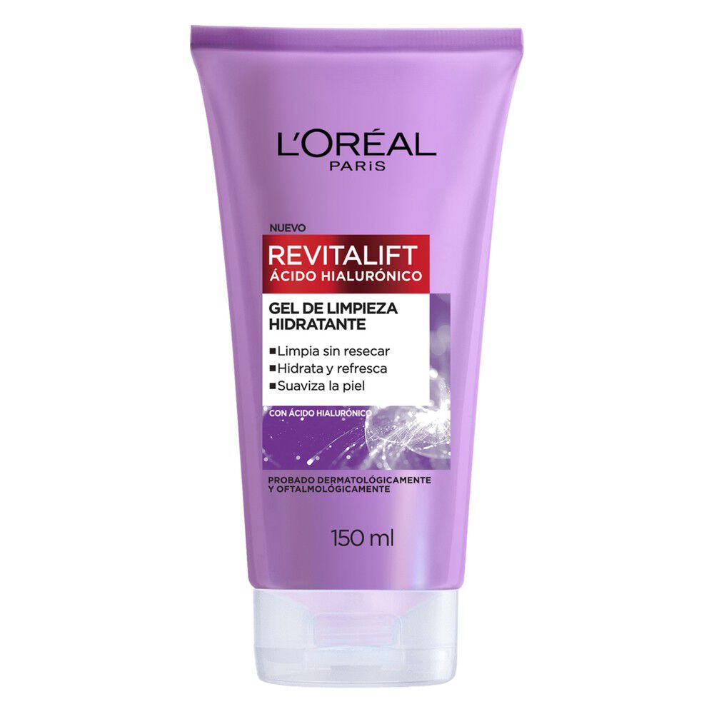 Gel Limpiador Hidratante L'Oréal París Ácido Hialurónico 150Ml