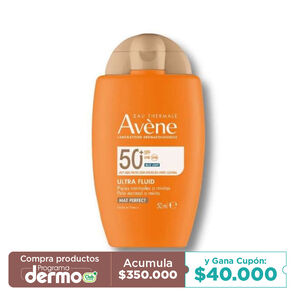 Protector-Solar-Avene-Ultra-Fluid-Mat-Perfect-Spf50+-Frasco-X-50Ml-imagen