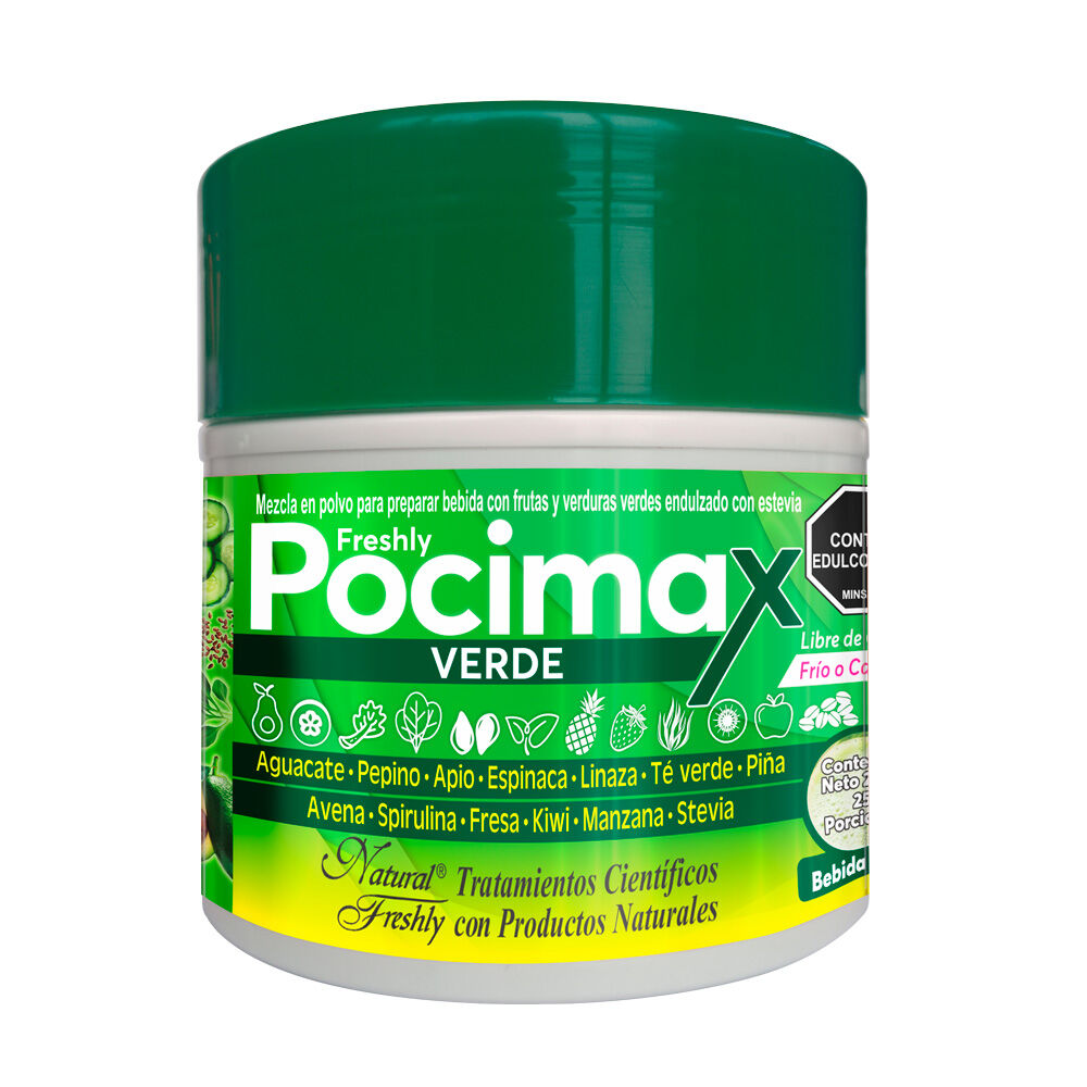 Pocimax-Freshly-Bebida-Tarro-X-200Gr-Verde-imagen-1