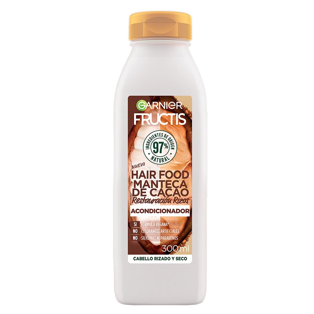 Acondicionador De Reparación De Rizos Garnier Hair Food Manteca De Cacao 300Ml
