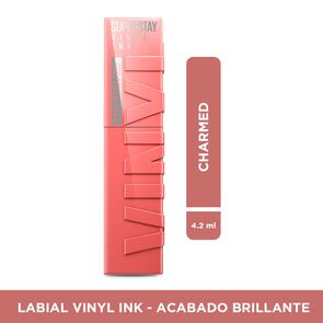 Labial-Liquido-Maybelline-100-Super-Stay-Vinyl-Ink-Frasco-X-4.2Ml-Charmed-imagen