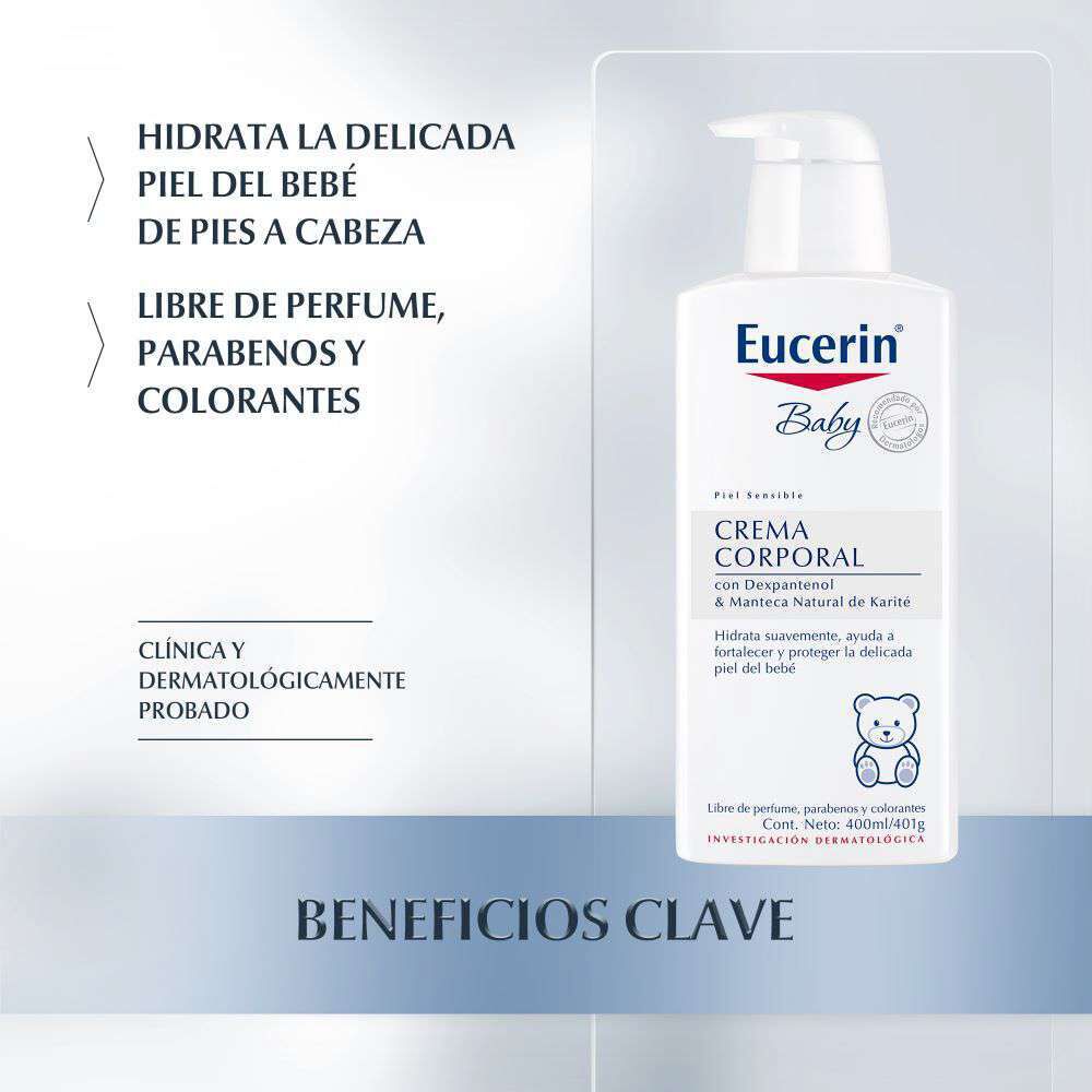 Crema-Corporal-Eucerin-Baby-Con-Dexpantenol-Y-Man-Kar-Frasco-400Ml-imagen-2