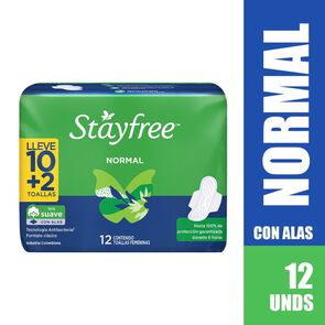 Toalla-Higienica-Con-Alas-Pague-10-Lleve-12-Stayfree-Paquete-X-12-imagen