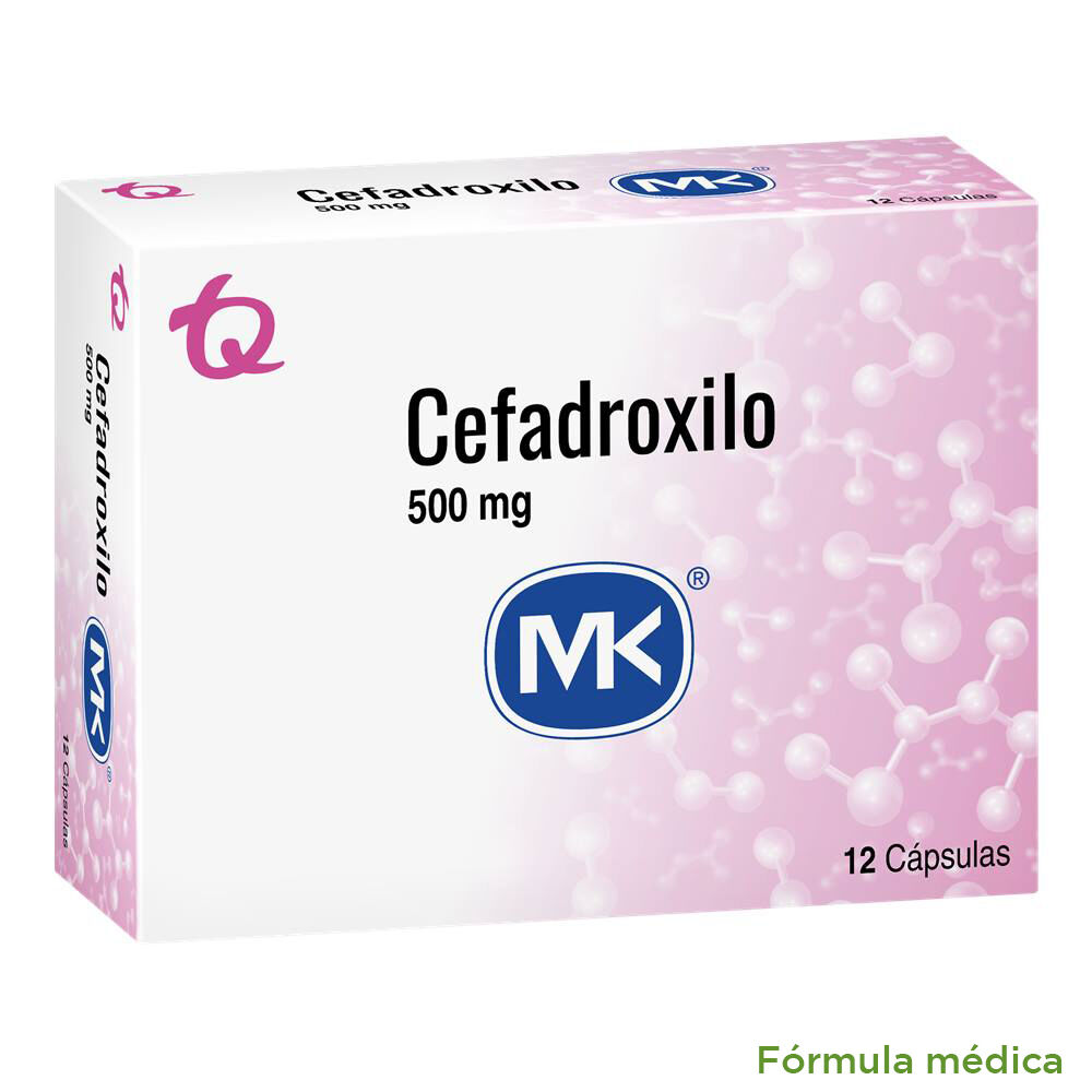 Cefadroxilo 500Mg Capsulas Caja X 12 Mk