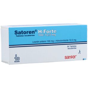 Satoren-H-Forte-Tabletas-Recubiertas-100Mg+12.5Mg-Caja-X-30-imagen
