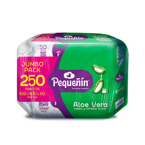 Promo-Panitos-Humedos-Pequenin-Aloe-Vera-Jumbo-Pack-Paquete-por-250-imagen