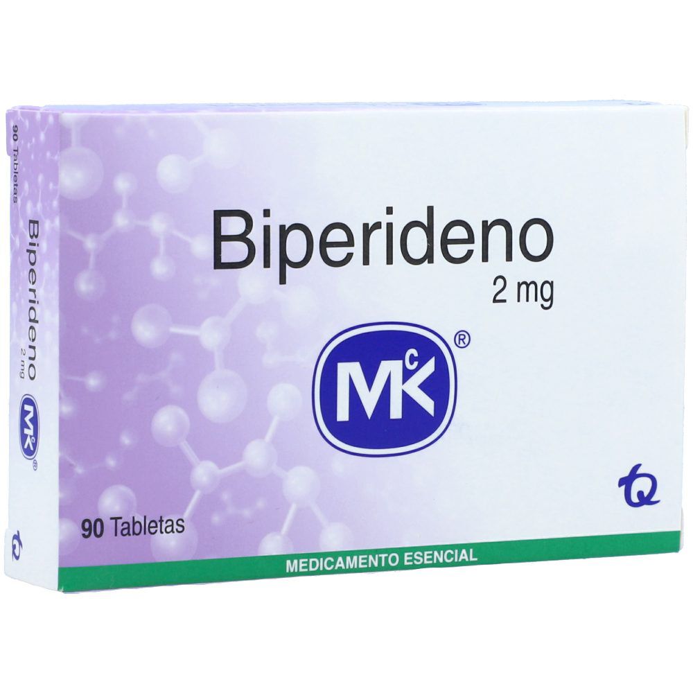 Biperideno Mk 2Mg Caja X 90 Tabletas