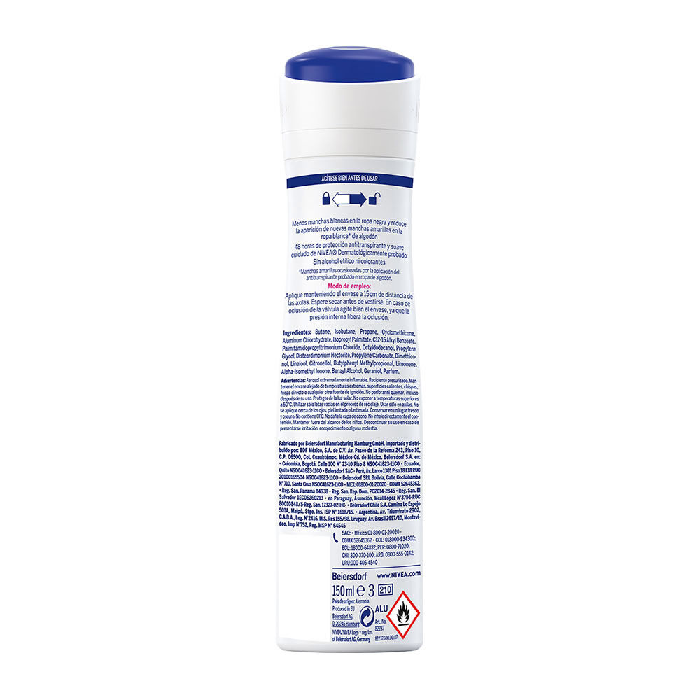 Antitranspirante-Invisible-Spray-Nivea-Frasco-X-150mL-imagen-2