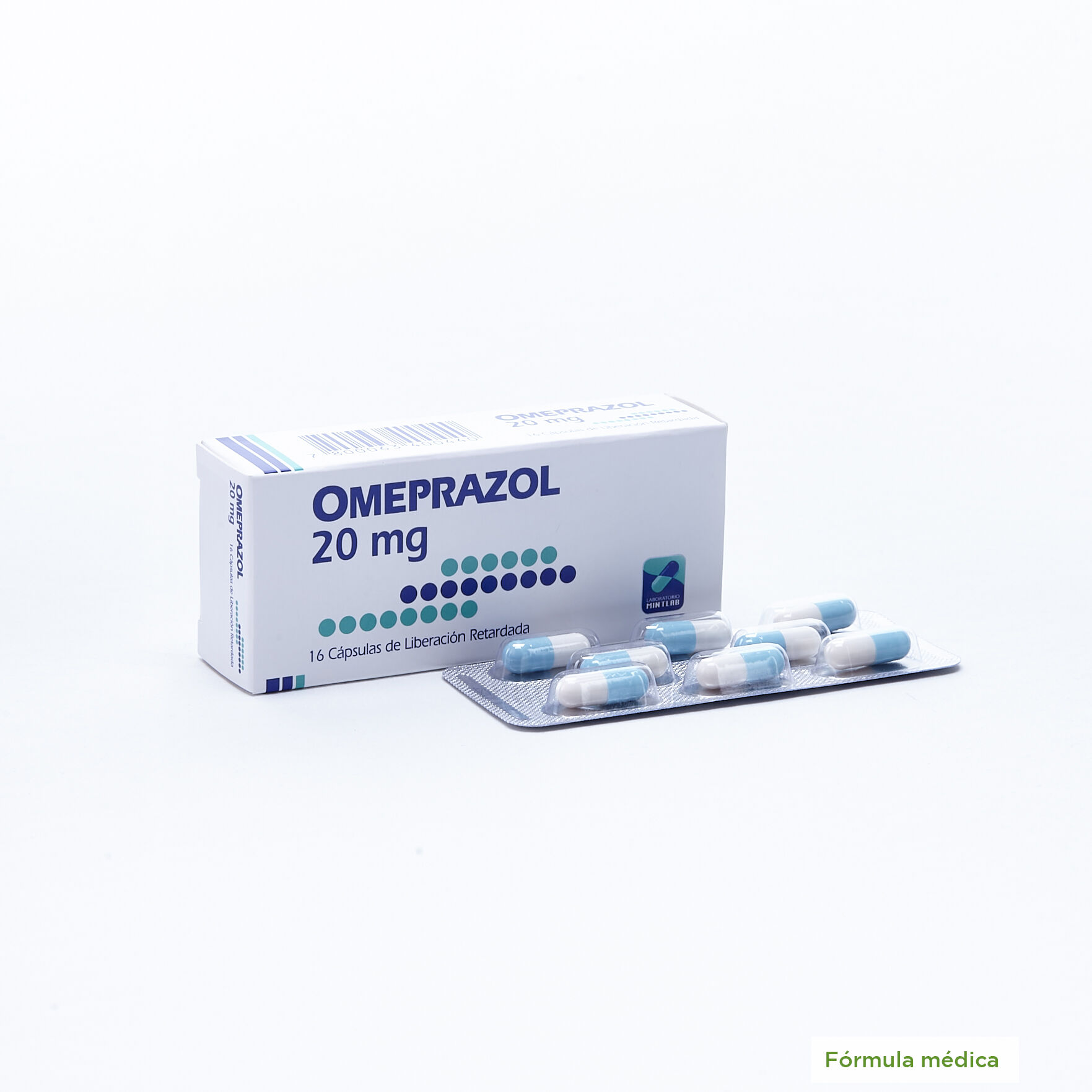 Omeprazol Cápsulas Liberación Retardada 20Mg Caja X 16