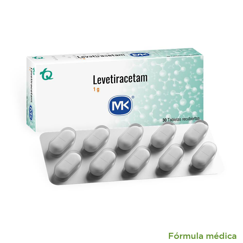 Levetiracetam 1000Mg Tabletas Recubiertas Caja X 30 Mk