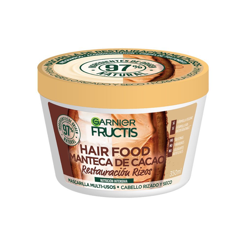 Mascarilla-Fructis-Hair-Food-Garnier-Manteca-De-Cacao-Pot-X-350Ml-imagen-1