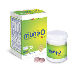 Suplemento-Dietario-Muno-Kids-D-Probióticos-Vitaminas-Tabletas-Masticables-Frasco-X-30-Tabletas-imagen
