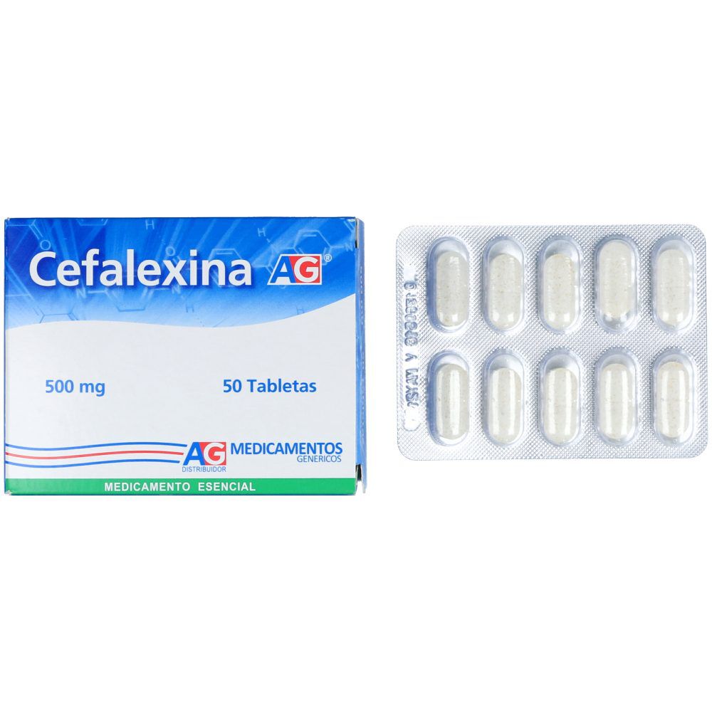 Cefalexina 500Mg Blister X 10 Tabletas