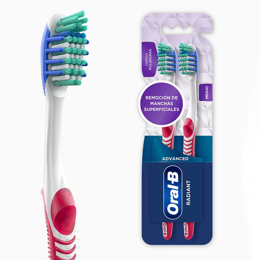 Promo Cepillo Dental Medio 2X1 Advance 3D White Oral B