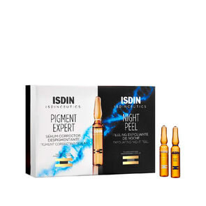 Serum-Aclarador-Exfoliante-Noche-Isdin-x-1-ampolla-+-Pigment-Expert-Night-Peel-x-1-ampolla-imagen