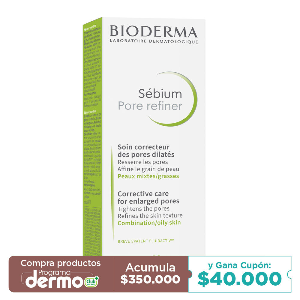 Bioderma-Sébium-Pore-Refiner-crema-corrector-de-poros-dilatados-piel-mixta-a-grasa-30mL-imagen-2