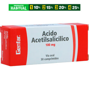 Acido-Acetilsalic&iacute;lico-Tabletas-100Mg-Caja-X-30-imagen