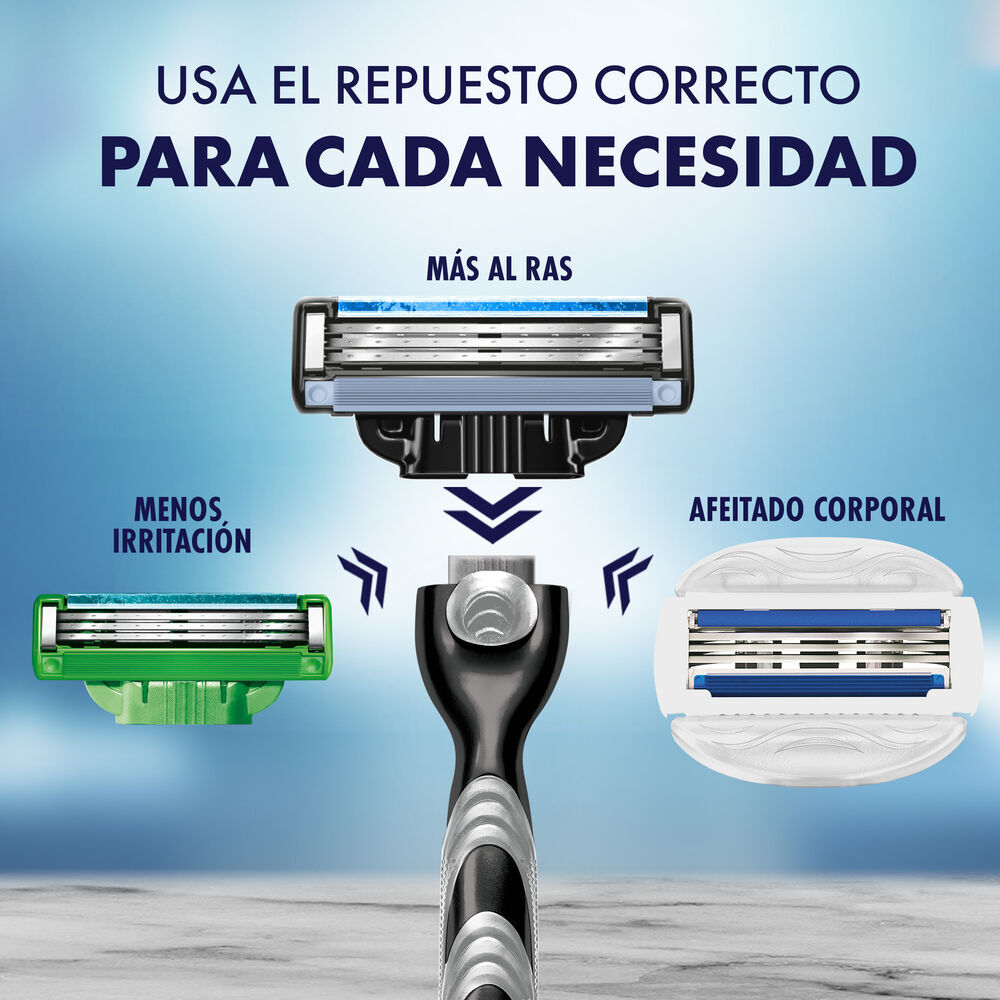 Maquina-Afeitar+Repuesto-Gillette-Sobre-X-1-Mach3-imagen-3