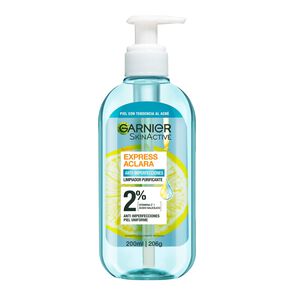 Limpiador-Facial-Garnier-Purificante-Gel-Express-Aclara-Anti-Imperfecciones-Frasco-X-200Ml-imagen