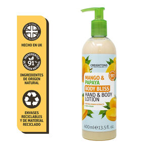 Loción-para-Manos-y-Cuperpo-Creightons-Body-Bliss-Mango-y-Papaya-Frasco-x-400Ml-GO-Y-PAPAYA-imagen