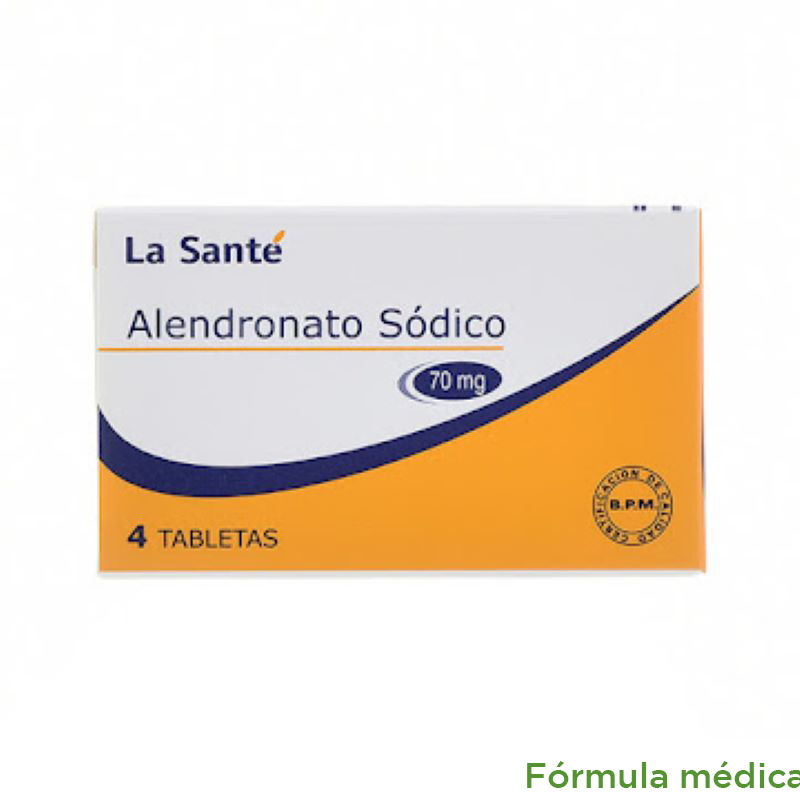 Alendronato Sodico 70Mg Tabletas Caja X 4 La Sante