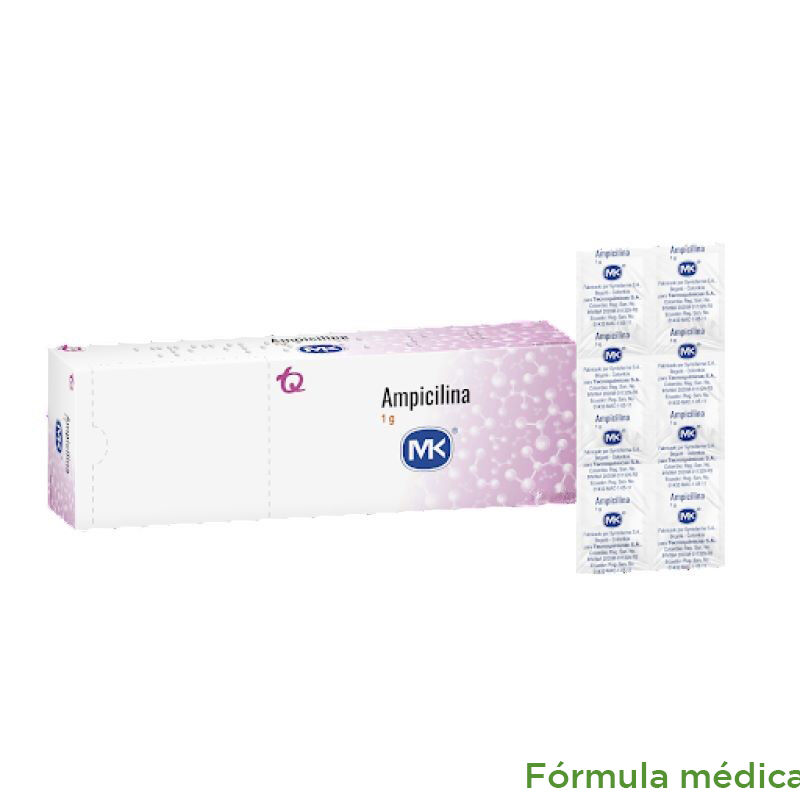 Ampicilina 1000Mg Tabletas Blister X 10 Mk