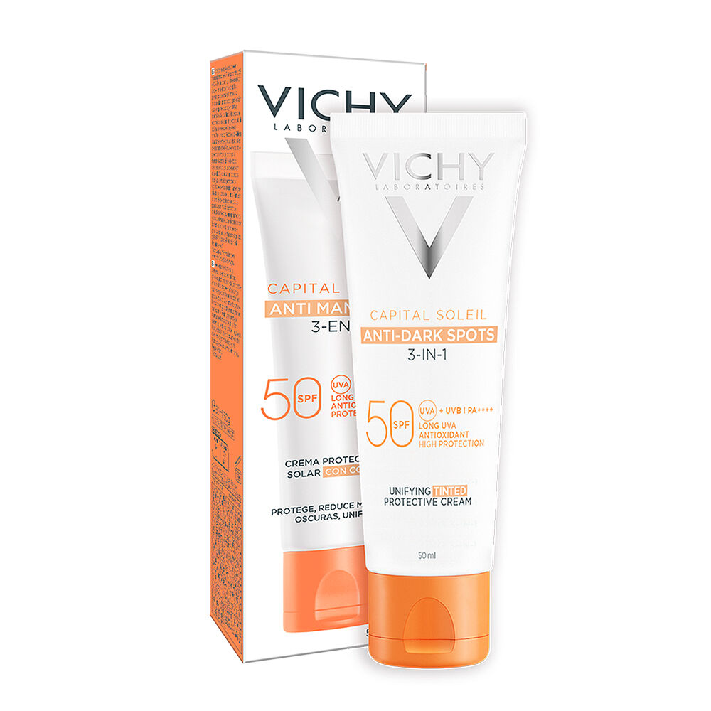 Protector-Solar-Ideal-Soleil-Vichy-Spf-50+-Antimanchas-Color-3-En-1Tubo-X-50mL-imagen-2