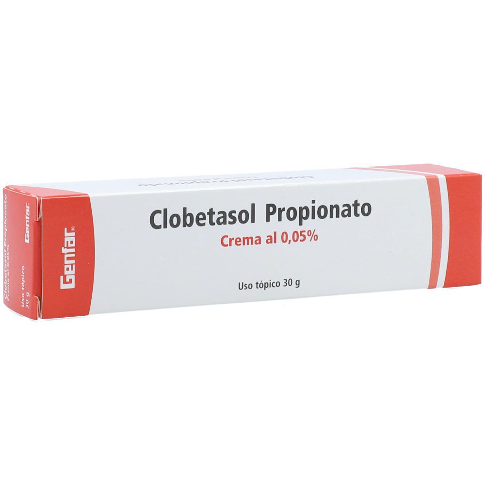 Clobetasol Propionato Genfar 0.05% Tubo X 30Gr Crema Tópica
