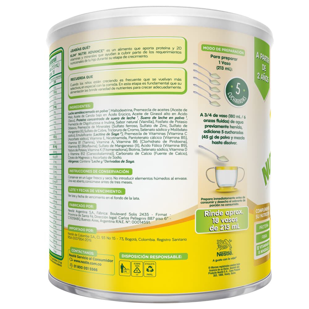 Nutriadvance-Klim-Tarro-X-800Gr-Vainilla-imagen-2