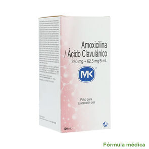 Amoxicilina+Clavulanico-Acido-(250+62.5)Mg/5Ml(5+1.25)%-Polv-Susp-Oral-Mk-Fco-X-100Ml-imagen