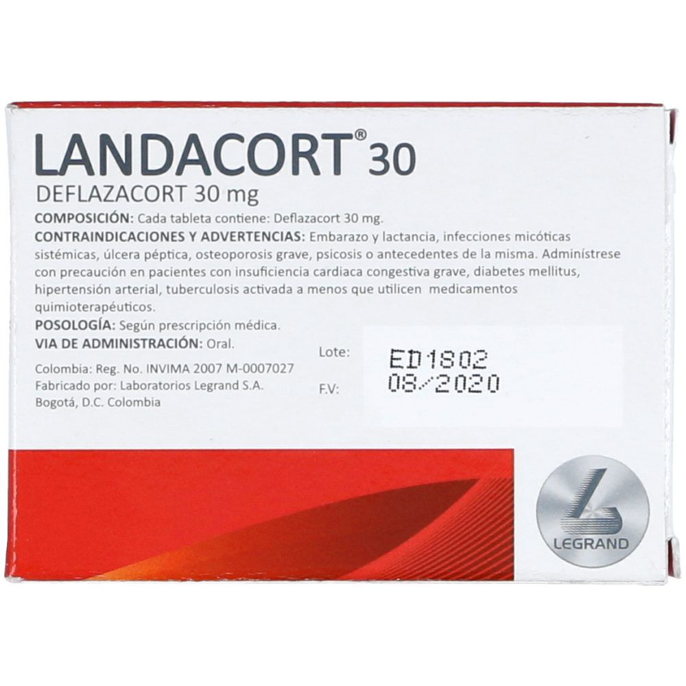 Landacort-30Mg-Caja-X-10-Tabletas-imagen-2