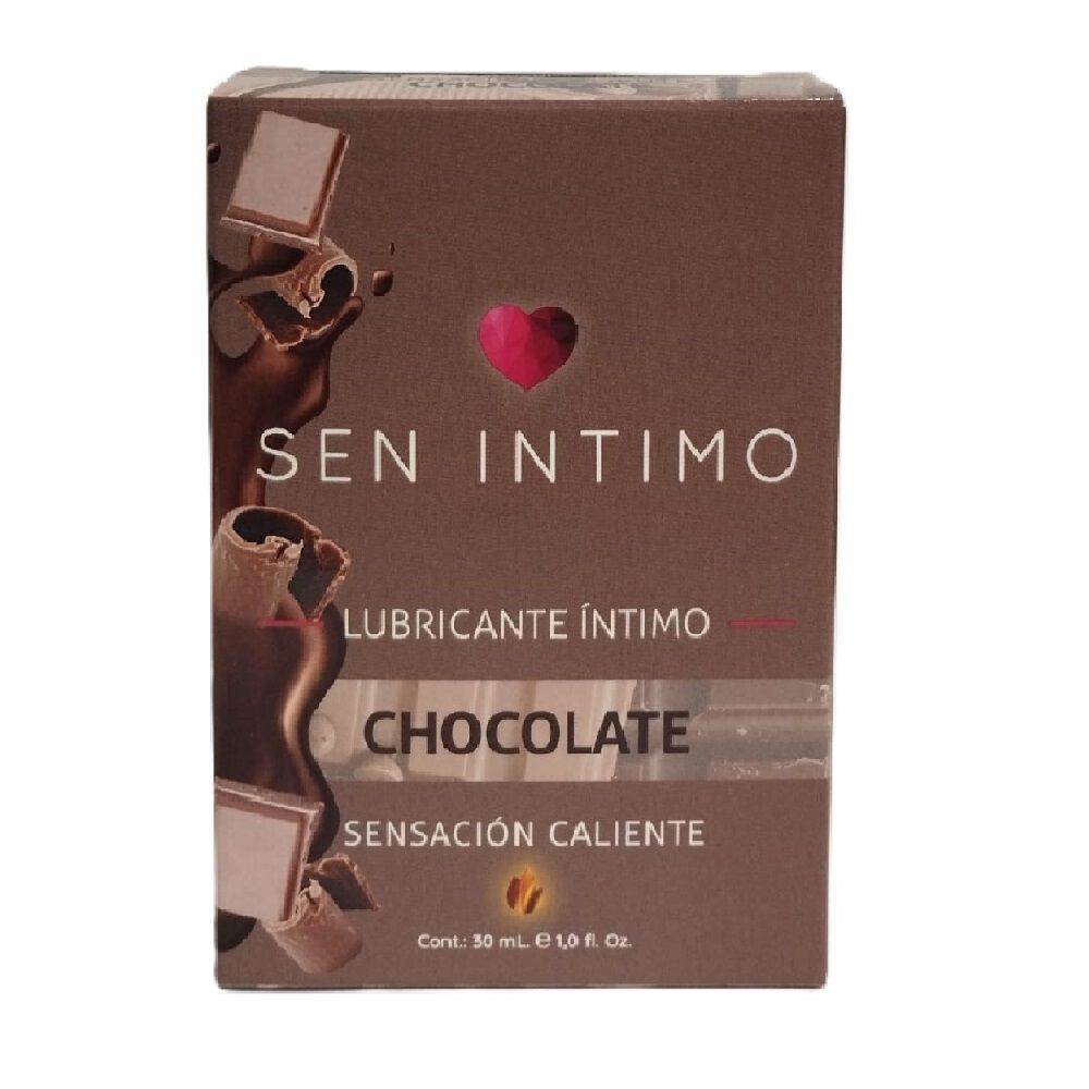Lubricante Intimo Sensacion Caliente Frasco 30Ml Sen Intimo Chocolate