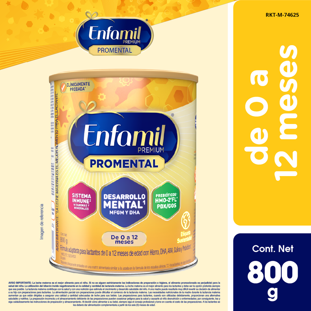 Fórmula Infantil Enfamil Premium Promental 0-12 meses - 800G