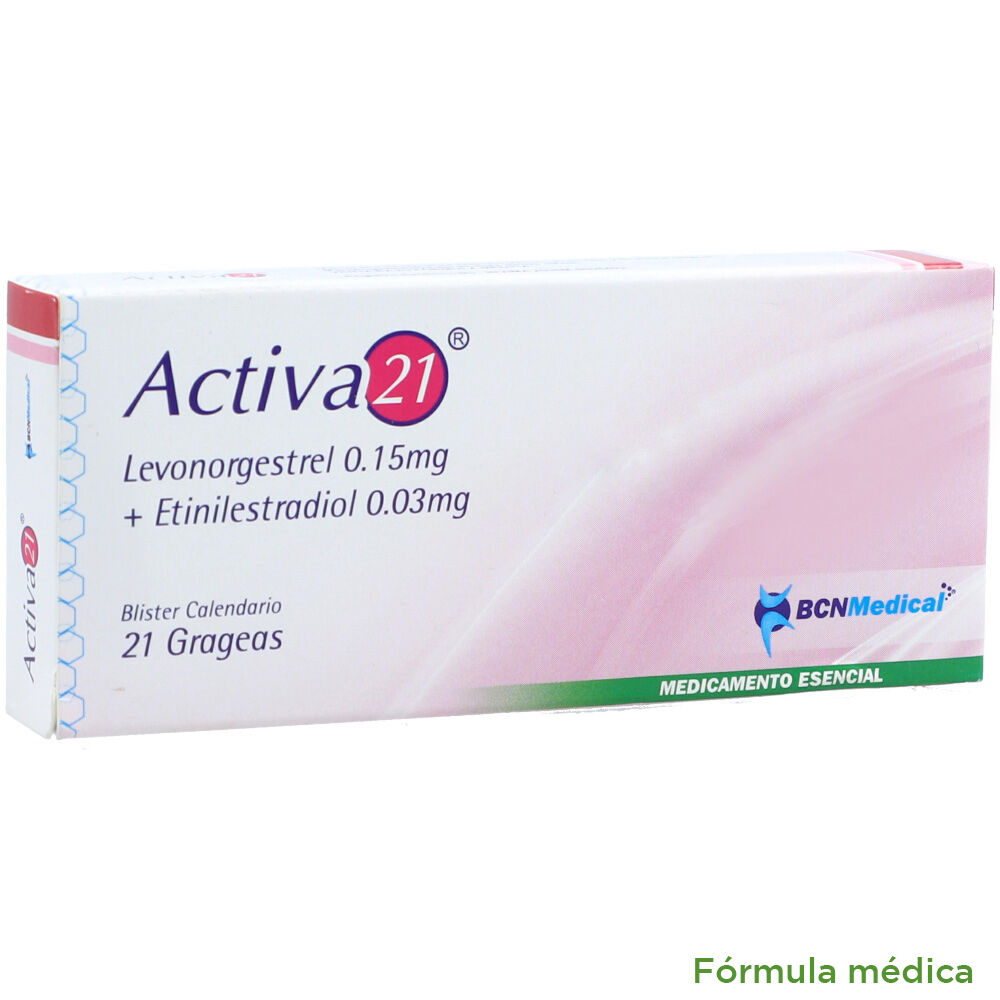 Activa 21 Tabletas Recubiertas (0.03+0.15) mg Caja X 21