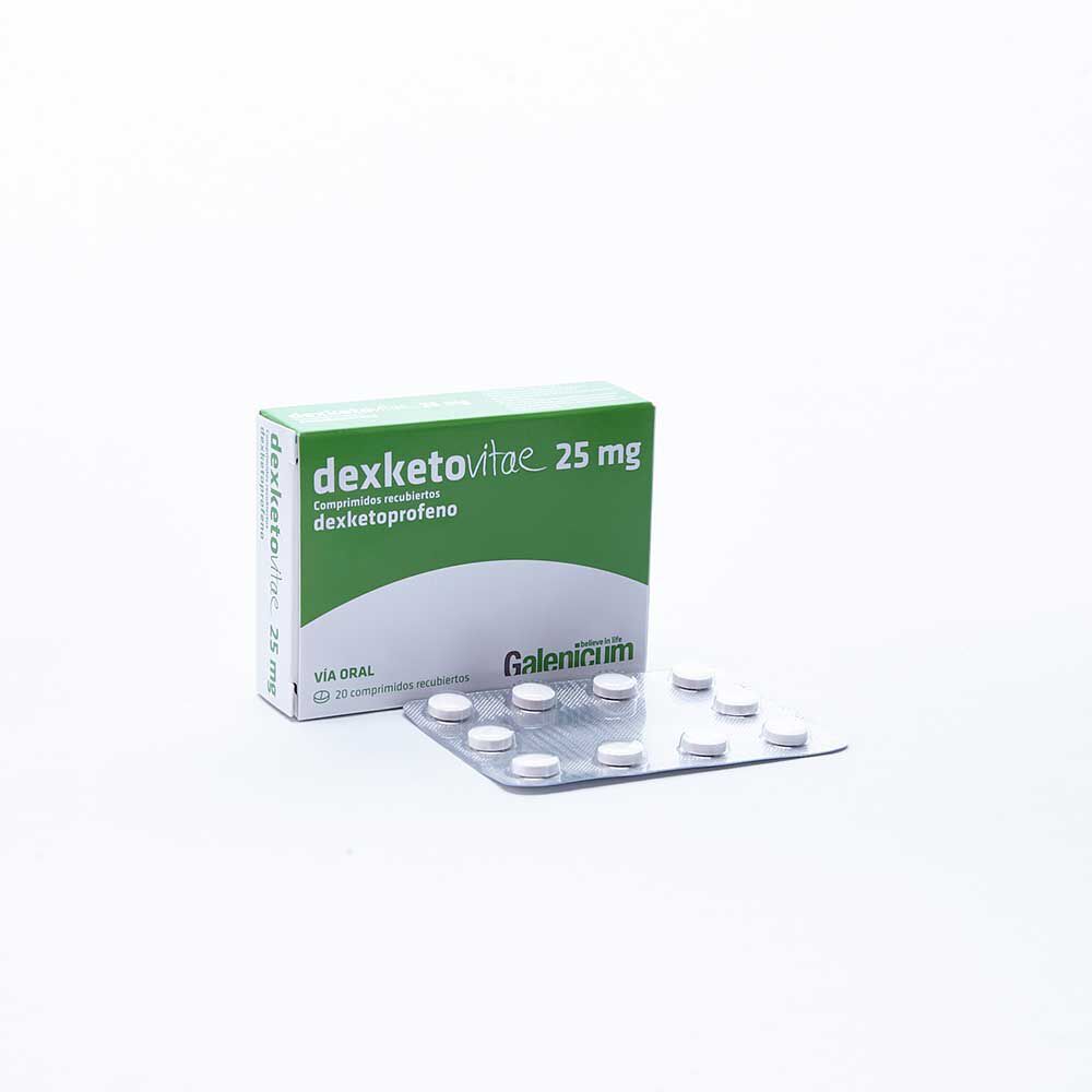 Dexketovitae Tabletas Recubiertas 25Mg Caja X 20