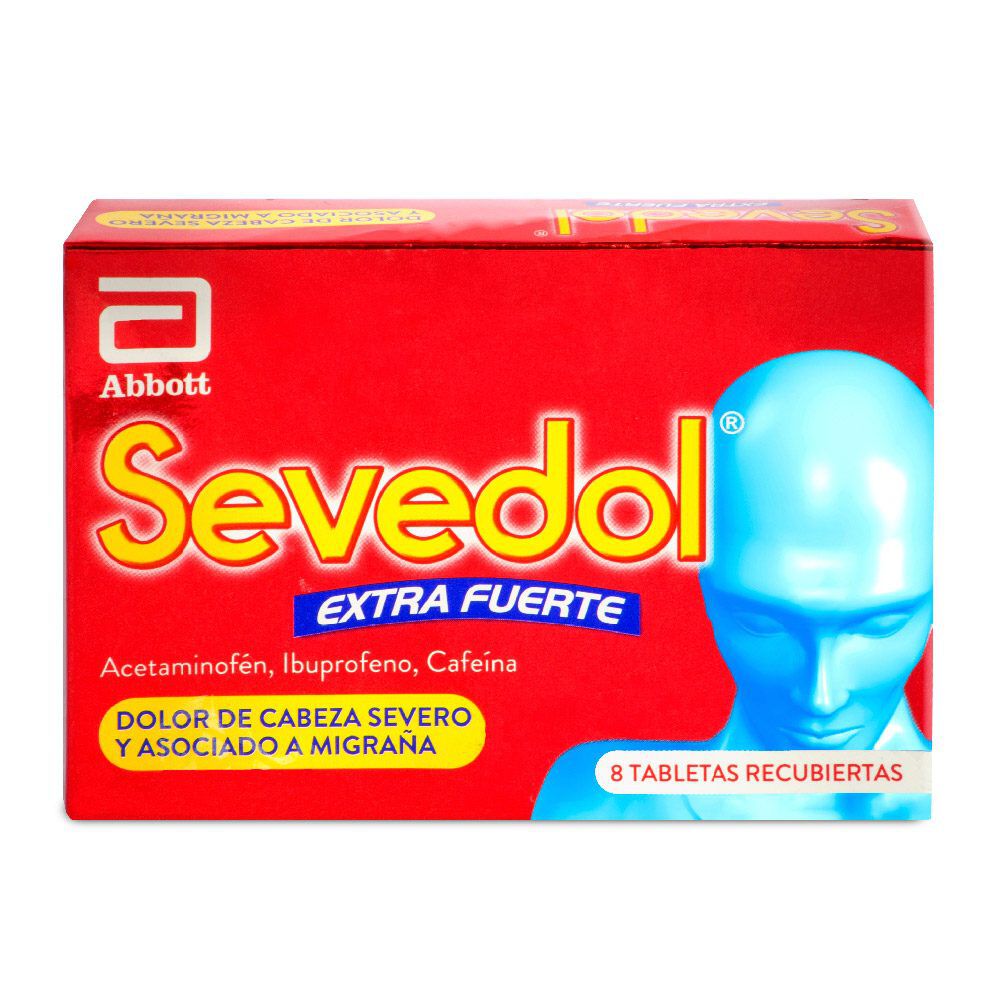 Sevedol Extra Fuerte Caja X 8 Tabletas