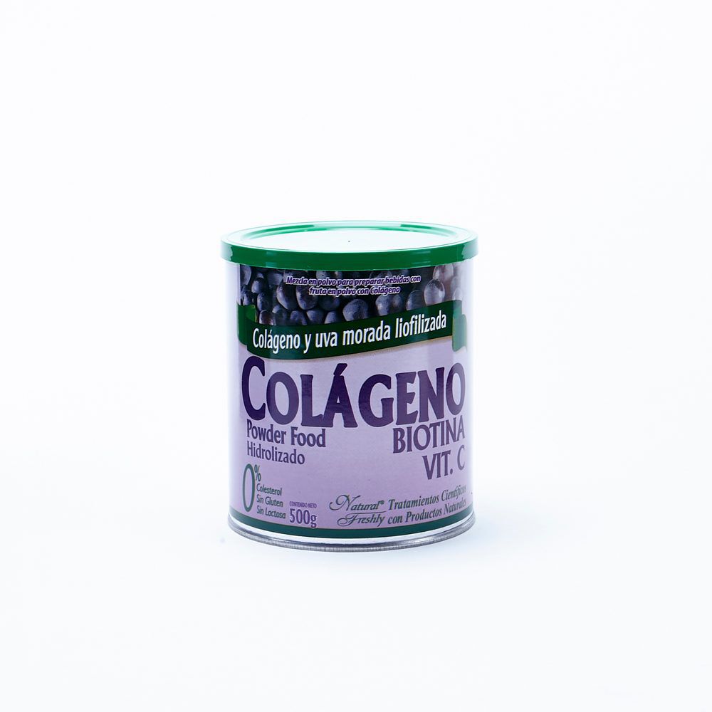 Colágeno-Biotina-Resveratrol-Natural-Freshly-Tarro-X-500g-imagen