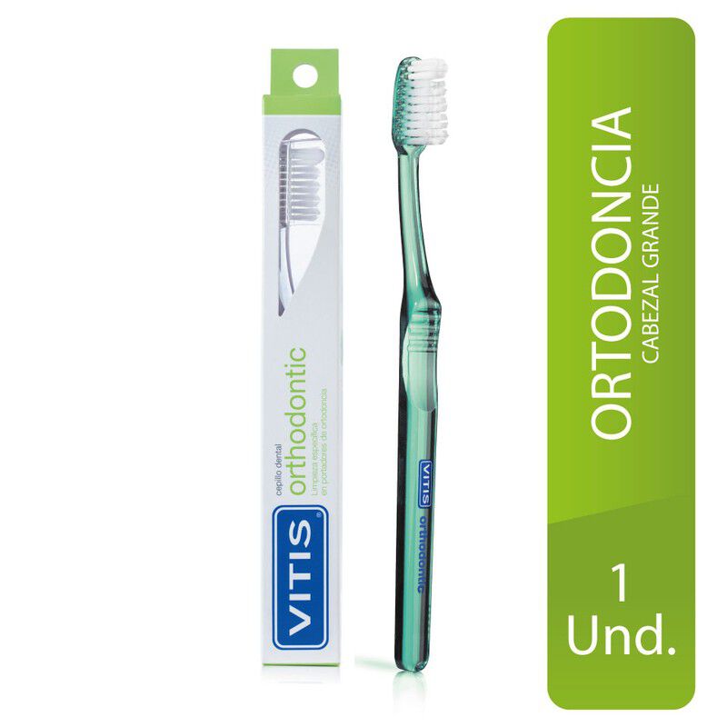 Cepillo Dental Vitis Orthodontic Caja X 1 Unidad