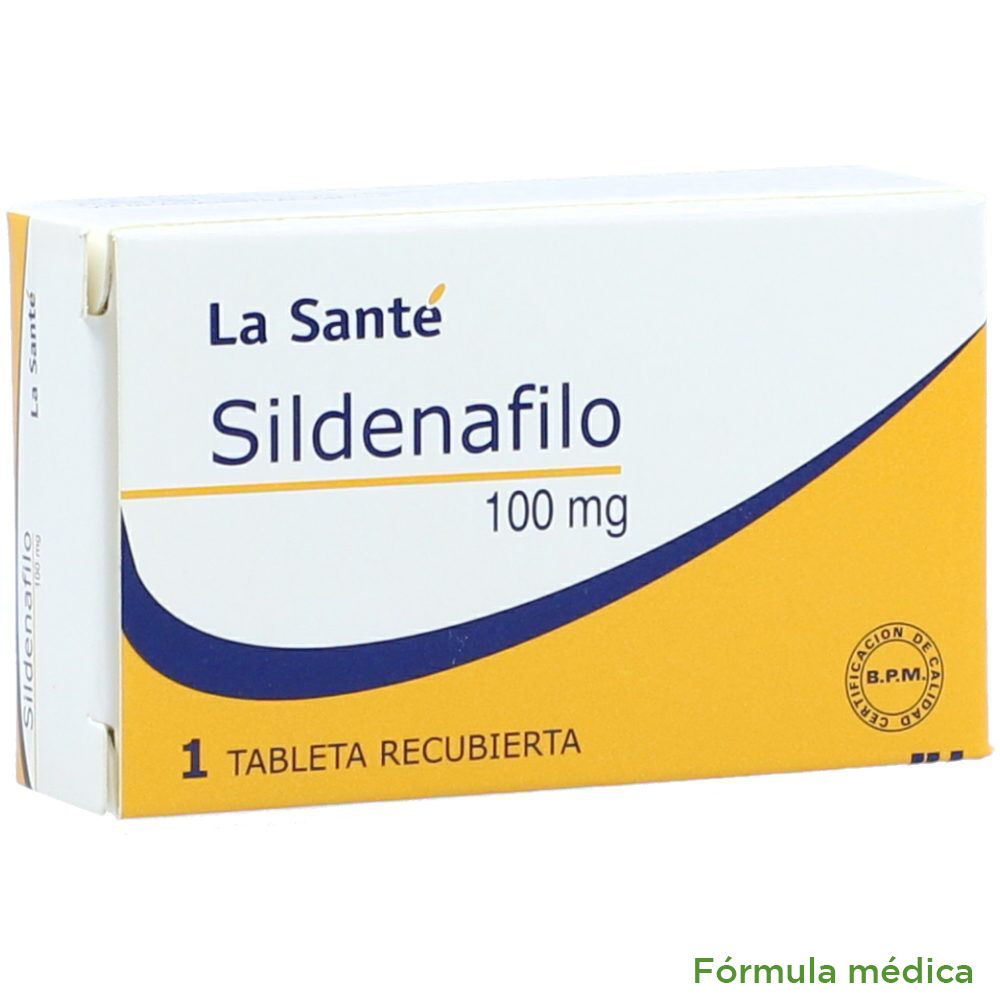 Sildenafilo La Santé 100Mg Caja X 1 Tableta Recubierta