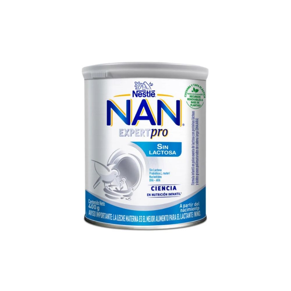 Nan Sin Lactosa Polvo Tarro X 400Gr