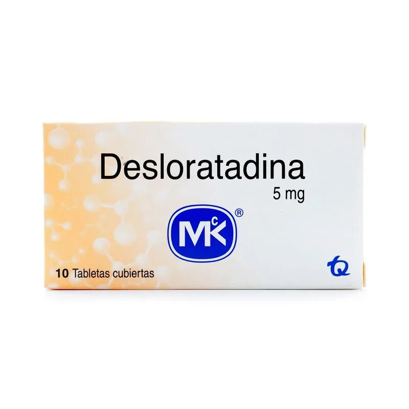 Desloratadina Mk 5Mg Caja X 10 Tabletas Recubiertas