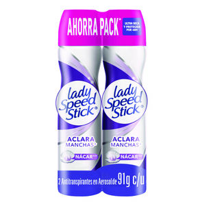 Promo-Desodorante-2-Frascos-X-91-G-Aerosol-Lady-Speed-Stick-Paquete-imagen