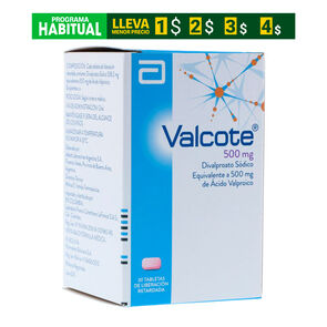 Valcote-Tabletas-de-Liberaci&oacute;n-Retardada-500Mg-Frasco-X-30-imagen