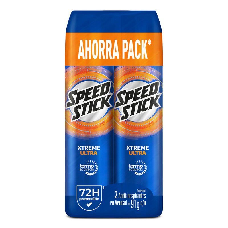 Promo Antitransp Spray 24/7 Aerosol Speedstick Xtreme Paquete X 2 Frascos