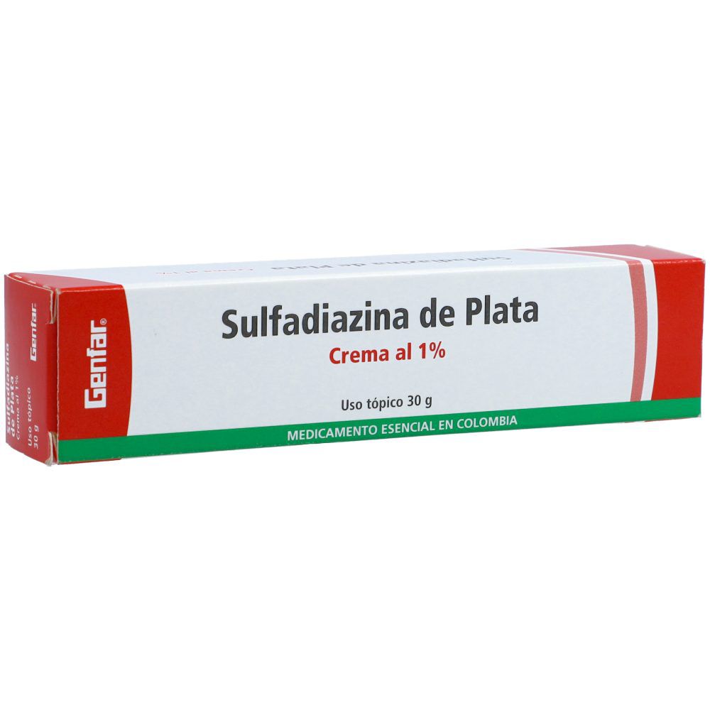 Sulfadiazina-De-Plata-1%-Crema-Genfar-Tubo-X-30-Gr-imagen